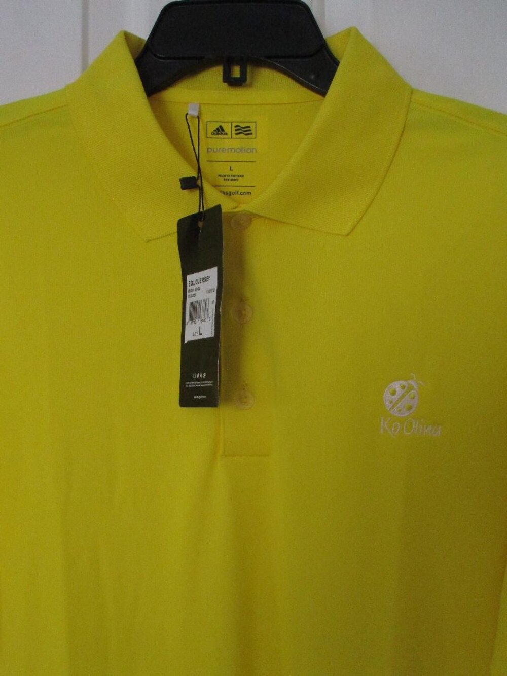 adidas Mens S/S "Ko Olina" Marriott Resort (Oahu, HI) Golf Polo Shirt NWT- Large